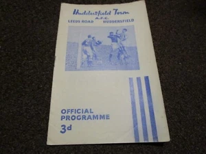 HUDDERSFIELD TOWN v SHEFFIELD UNITED 1954/5 NOVEMBER 6 yorkshire 'derby' - Picture 1 of 1
