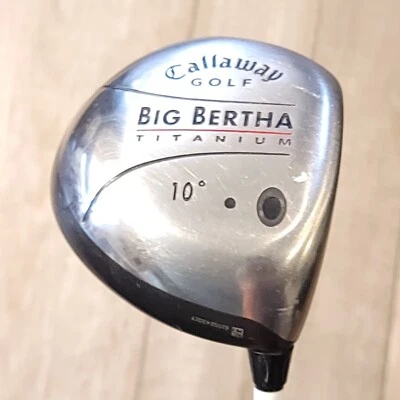 CALLAWAY GOLF BIG BERTHA TITANIUM 10* DRIVER W/ REGULAR GRAPHITE RCH 65w - Image 1 of 4