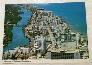 Panorama Of Fabulous Miami Beach, Florida. Postcard (Z2) - Picture 1 of 2
