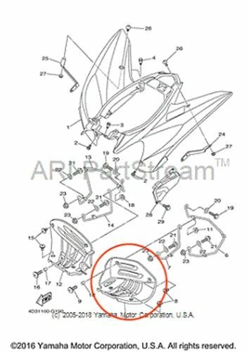 NEW OEM YAMAHA RAPTOR 125 LEFT FOOTWELL GUARD  MUD FLAP - Imagem 1 de 1