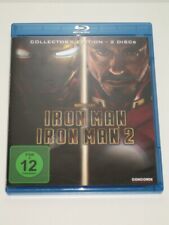 2 Disc Blu-ray:  Iron Man + Iron Man 2  (2010 Concorde)