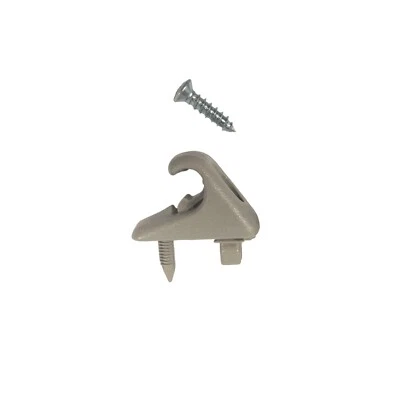 1998-2002 Toyota Corolla Chevy Prizm Sun Visor Clip Hook Beige W/Screw - Image 1 of 4