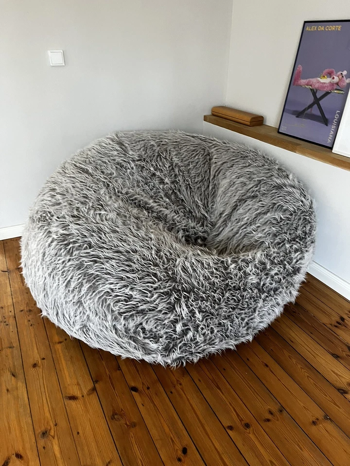 Vatsak Flokati groß grau  - Bild 1 von 3