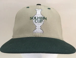 De colección 1998 Solheim Cup EE. UU. Europa Muirfield Village Sombrero con tirantes Hecho en EE. UU. - Imagen 1 de 7