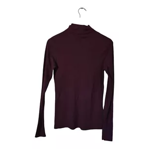 Daily Sports Born In Sweden Ladies Golf Polo Neck UK L Burgundy - Picture 1 of 3