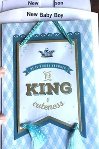 New Baby BOY cards, Congratulations to Parents on New BABY BOY , 14Choices  84P - Picture 1 of 39
