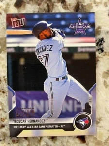 2021 Topps Now Platinum All Star Game Card Blue Jays Teoscar Hernandez #ASG-13 - Imagen 1 de 1