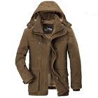 Fleece Jacket Men Thicken Warm Military Cotton-Padded Jackets Hooded Parkas Coat
