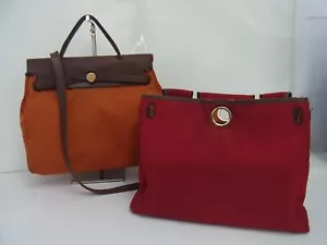 Auth CD11 Hermes Her Bag PM 2way bag with shoulder strap □F engraved from Japan - Picture 1 of 24