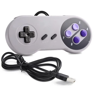 Wired/ Wireless SNES Controller USB Gamepad for PC MAC Raspberry Pi -Plug & Play - Picture 1 of 61