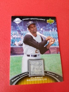 ROBERTO CLEMENTE GAME USED JERSEY CARD 2007 Sweet SpoI PITTSBURGH PIRATES - Picture 1 of 2
