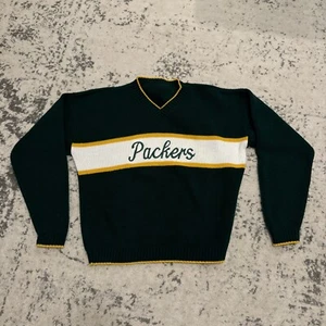 Vintage NFL Kids Green Bay Packers Kids Sweater Youth Size XL 18-20? Acrylic - Picture 1 of 11