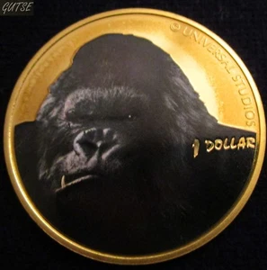 NUEVA ZELANDA, 1 DÓLAR 2005, KING KONG MULTICOLOR, PRUEBA. - Imagen 1 de 2