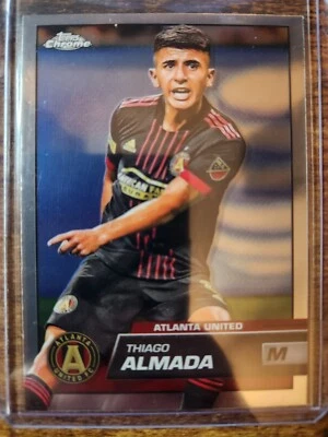 2023 Topps Chrome MLS Thiago Almada #185 Atlanta United - Image 1 of 2