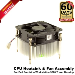 Dell Precision Workstation 3620 Tower Desktop CPU Heatsink Fan Assembly - 61M44 - Picture 1 of 5