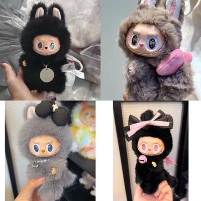 LABUBU MACARON 17CM PLUSH DOLL CUSTOM FANDMADE ZIMOMO PINK TOYS I BBI - Image 1 of 4