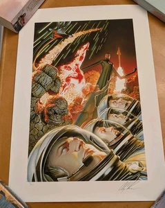 Marvel 75th Anniversary: Fantastic Four – Alex Ross Art (Marvel) Lithograph #83 - Picture 1 of 7