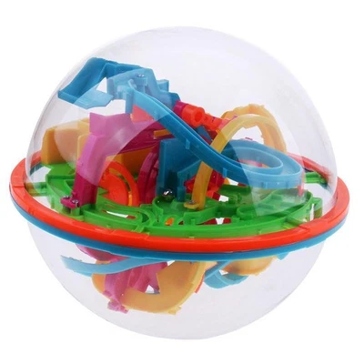 138 Barriers 3D Maze Puzzle Classic Brain Teaser Toy fr Old People - Image 1 of 4