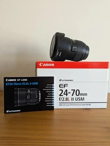 CANON EF 24-70mm f/2.8 L II USM Lens - Great Boxed Condition - Picture 1 of 16