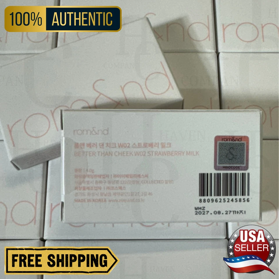 rom&nd Powder Blush Face Makeup, Korean K-beauty Cosmetic Creamy Sweet Shade NEW - Image 1 of 4