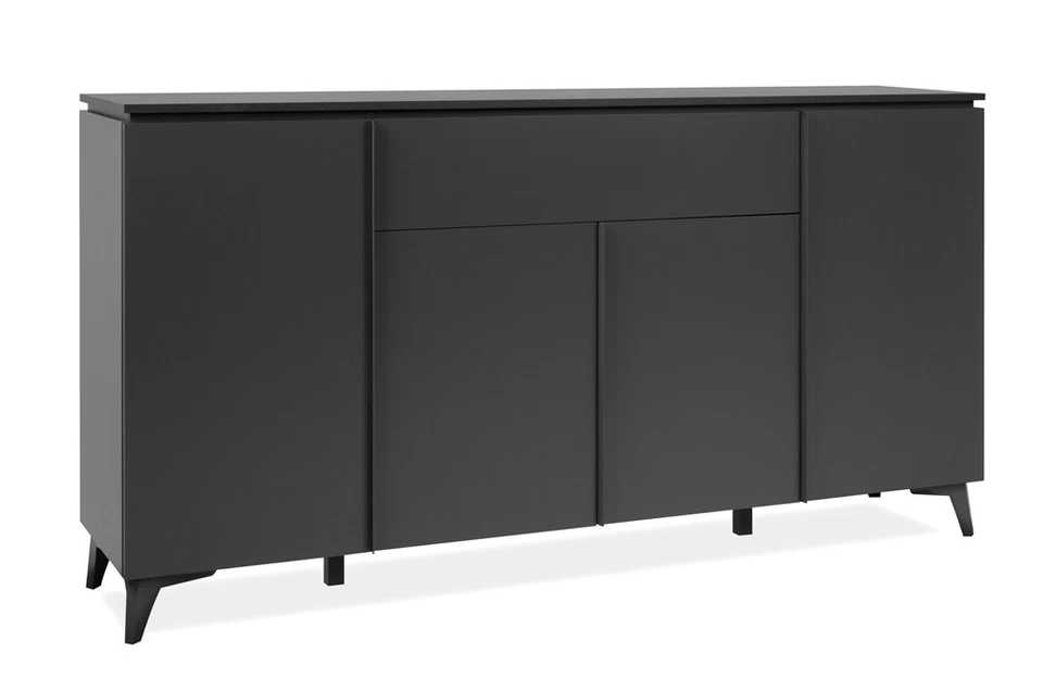Sideboard Anrichte Kommode groß modern anthrazit grau Schiefer-Optik 177 cm - Bild 1 von 4