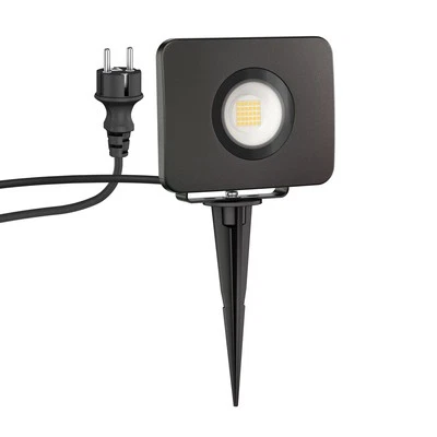 LED Gartenstrahler Wega mit Erdspieß für außen, schwarz, 28,005W, 2361lm, - Bild 1 von 4