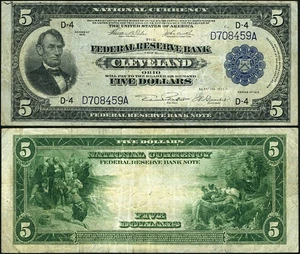 FR. 785 $5 1918 Federal Reserve Note VF - Picture 1 of 3