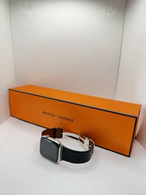 Apple Watch Series 6 44mm HERMÈS GPS+Cellular w/ Deployment Buckle + Sport Band  - Image 1 of 4