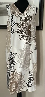Weekend Max Mara Women’s Sleeveless Sheath Dress Sandstone Size 10 NWOT - Image 1 of 4