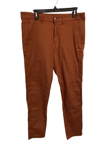 LULULEMON Commission Pant 33/30 Classic Swift Dark Terracotta Chino - Picture 1 of 4