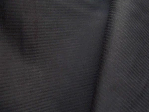 WSE12 ITALIAN JACKET WEIGHT DARK BROWN SATIN RIBBED FABRIC 15" x 30" CRAFTS TRI - Picture 1 of 1