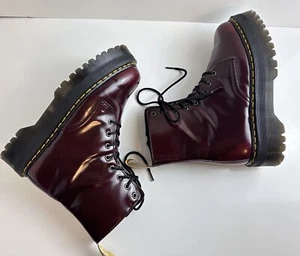 Stivali plateau Dr Martens Vegan Jadon II, PENNELLO CAMBRIDGE, Donna Taglia: 11, 46-13 - Foto 1 di 15