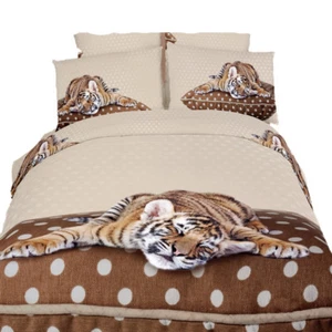 Teen Bedding Cute 4 Piece Duvet Cover 100% Combed Cotton - Dolce Mela DM485T - Picture 1 of 6