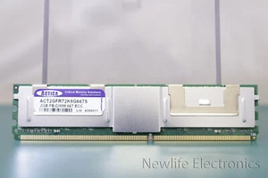ACTICA 2GB PC-5300 (667MHz) FB-DIMM Server Memory ACT2GFR72K8G667S - Picture 1 of 3