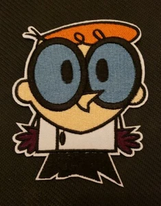 Dexter Cartoon Network Dexter's Laboratory Embroidered Iron/Sew-On Patch 4" 0030 - Picture 1 of 4
