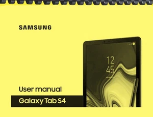 Tablette Samsung Galaxy Tab S4 Manuel d'utilisation du propriétaire - Photo 1 sur 9