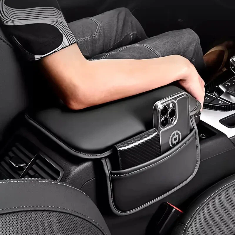 Кожаное сиденье подлокотник подушка протектор подушечка для хранения аксессуары для салона автомобиля новые - Изображение 1 из 4