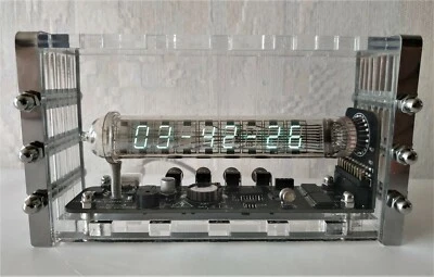 Adafruit Ice Tube Reloj VFD IV-18 Era Nixie Reloj Tubos Steampunk Reloj De Colección Foto 1 de 4