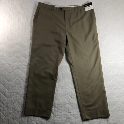 Joseph & Feiss Pantalones Para Hombre Talla 42X30 Caqui Tostado Vestido Calce Clásico (42x28) Nuevo Con Etiquetas Foto 1 de 4