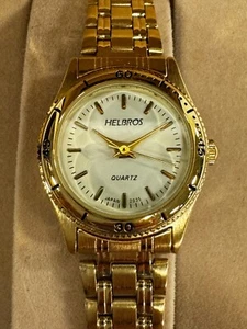 Vintage Helbros Lady Watch In Original Case-  WORKING - Picture 1 of 5