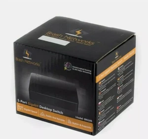 Brash Networks 5-Port Gigabit Desktop Switch BN105  New  - Picture 1 of 3
