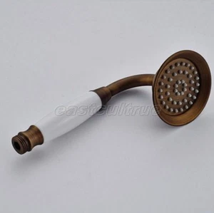 Antique Brass Bathroom Accessories Telephone Style Hand Held Shower Head ehh009 - Picture 1 of 5