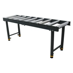 9 Rolls Conveyor Roller Table 64.9"Length 18.5"Wide 25.5-44"Height Flat Conveyor - Picture 1 of 22