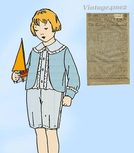 Ladies Home Journal 2566: 1920s Uncut Toddler Boys Suit Sz 6 VTG Sewing Pattern - Picture 1 of 6