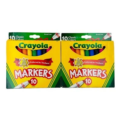 20 Markers Crayola Classic Color Markers Broad Line - Image 1 of 4