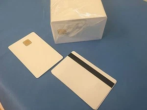 SLE 5528 Contact IC - Big Chip - White PVC Smart Card - HiCo 2 Track - 1000 Pack - Picture 1 of 4