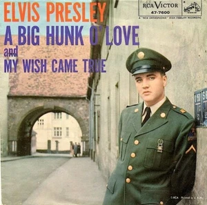 Elvis Presley - A Big Hunk O' Love/My Wish Came True (180g Virgin Red Vinyl) New - Imagen 1 de 4