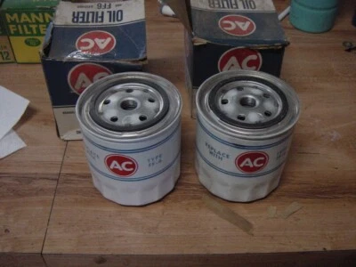 2 NOS AC Oil Filter Renault Dauphine 1090, Deluxe 1090A, Gordini 1091 Caravelle - Image 1 of 3
