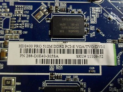 RADEON HD2400 PRO 512MB DDR2 PCI E VGA/TVO/DVI-I - Image 1 of 4