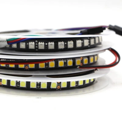 5m LED Light Strip Tape rope white RGB RGBW 5050 SMD Cabinet Kitchen Lighting DC - Image 1 of 4